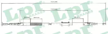 Трос LPR C0086B