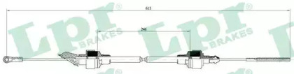 Трос LPR C0108C