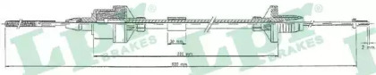 Трос, управление сцеплением LPR C0123C