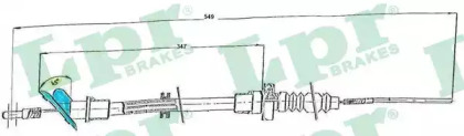 Трос LPR C0134C
