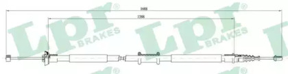 Трос LPR C0198B