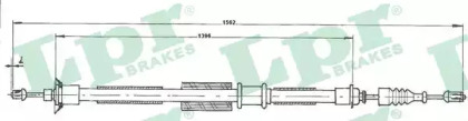 Трос LPR C0199B