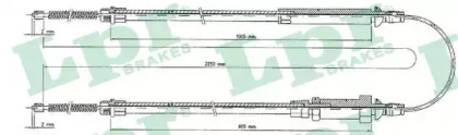 Трос LPR C0207B