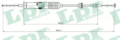 Трос LPR C0222C