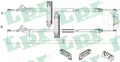 Трос LPR C0227B