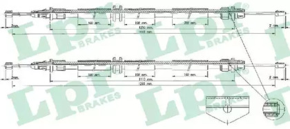 Трос LPR C0249B