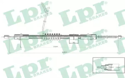 Трос LPR C0287B