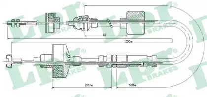 Трос LPR C0309C
