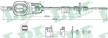 Трос LPR C0317C