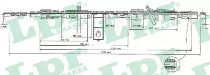 Трос LPR C0319B