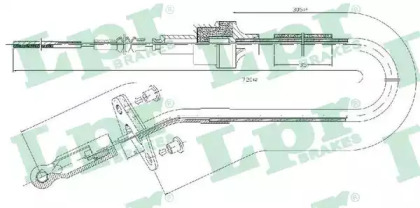 Трос LPR C0409C