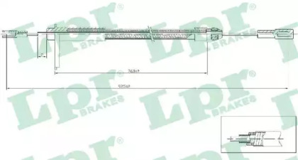 Трос LPR C0441B