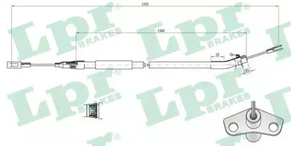 Трос LPR C0448B