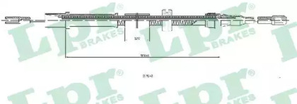 Трос LPR C0455B