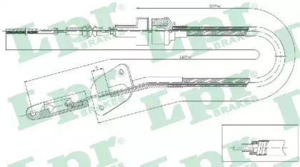 Трос LPR C0463C