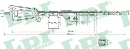 Трос LPR C0484B