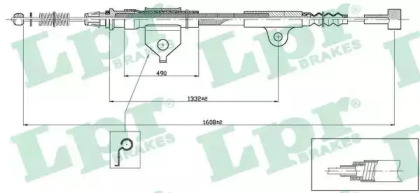 Трос LPR C0504B