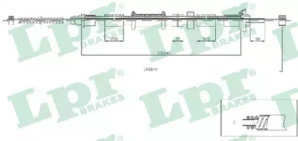 Трос LPR C0518B