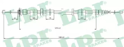 Трос LPR C0520B