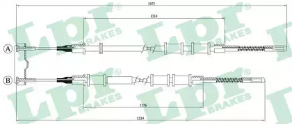 Трос LPR C0559B