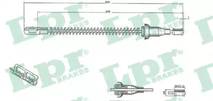 Трос LPR C0586B