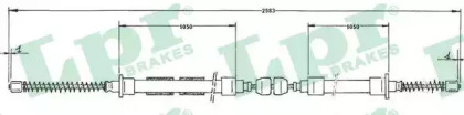 Трос LPR C0605B