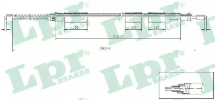Трос LPR C0609B
