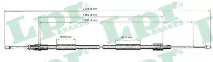 Трос LPR C0621B