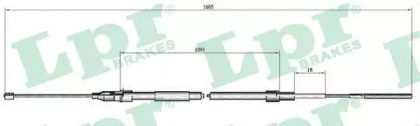 Трос LPR C0651B