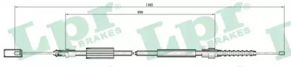 Трос LPR C0695B