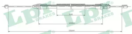 Трос LPR C0710B