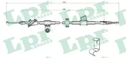 Трос LPR C0758B