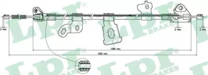 Трос LPR C0893B