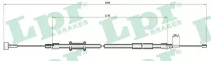 Трос LPR C1009B