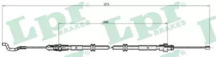 Трос LPR C1039B