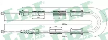 Трос LPR C1245B
