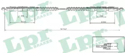 Трос LPR C1256B