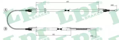 Трос LPR C1342B
