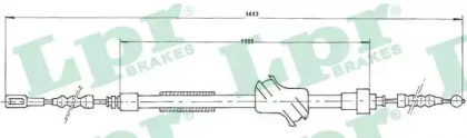 Трос, стояночная тормозная система LPR C1502B