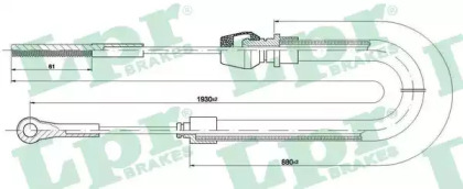 Трос LPR C1531B