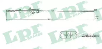 Трос LPR C1548B