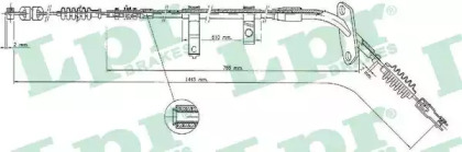 Трос LPR C1549B