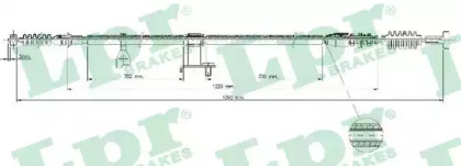 Трос LPR C1553B