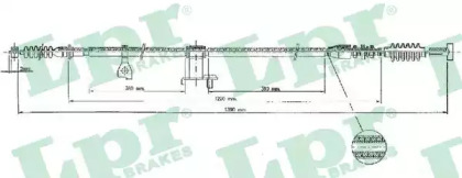 Трос LPR C1554B