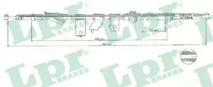 Трос LPR C1576B