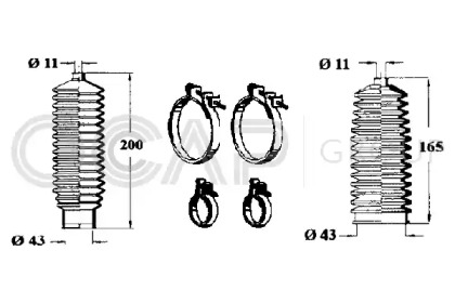 Комплект пыльника OCAP 0900641