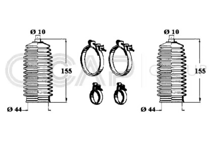 Комплект пыльника OCAP 0901160