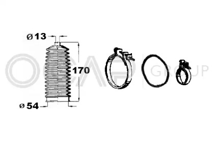 Комплект пыльника OCAP 0901448