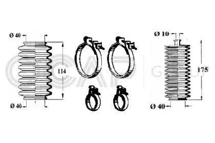 Комплект пыльника OCAP 0901548