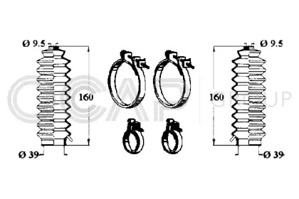 Комплект пыльника OCAP 0901556
